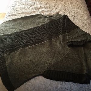 Oversized Asymmetrical Poncho